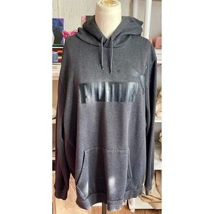 Dark Gray Puma Fleece Hoodie